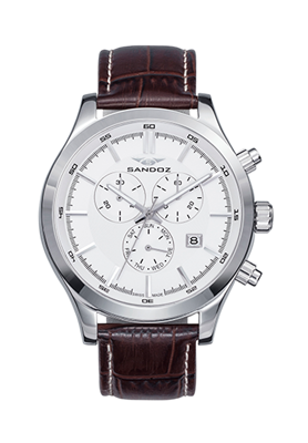 RELOJ SANDOZ 81381-87 CAB. CASUAL DIAMETRO 43MM